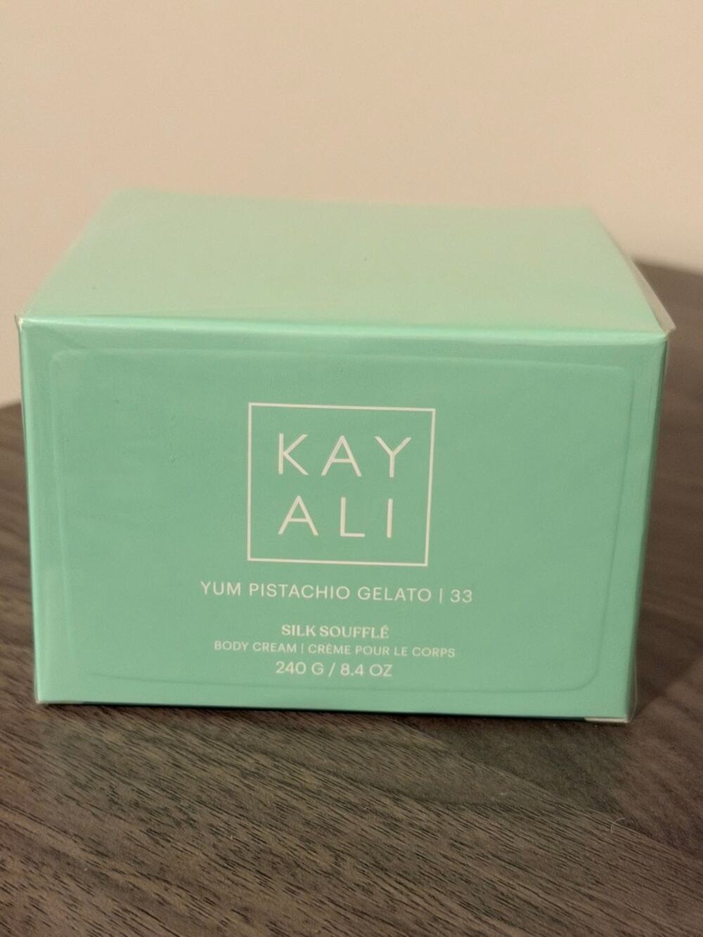 KAYALI Yum Pistachio Gelato 33 Silk Soufflé Body Cream 8.4oz NEW